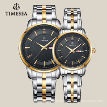 Neueste Design Uhr für Paare mit Edelstahlband 70001